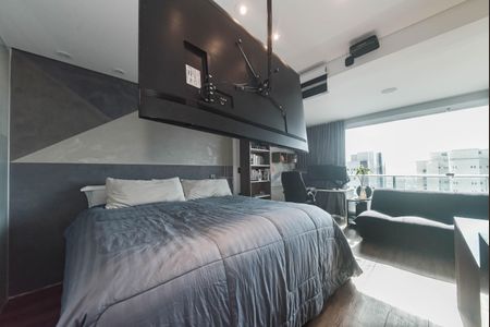 Quarto de apartamento para alugar com 1 quarto, 39m² em Brooklin, São Paulo