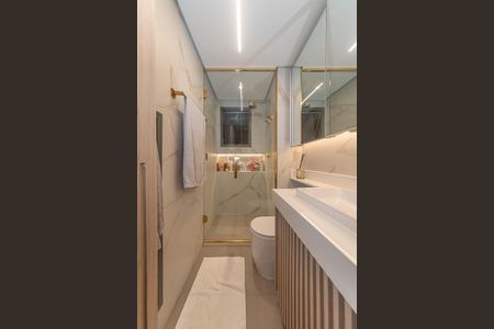 Apartamento à venda com 76m², 2 quartos e 1 vaga Apartamento à venda com 76m², 2 quartos e 1 vagaBanheiro da Suíte 1