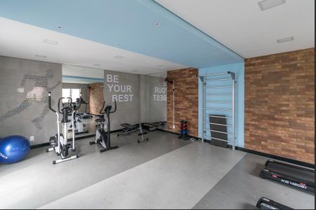 Apartamento para alugar com 45m², 2 quartos e sem vaga Apartamento para alugar com 45m², 2 quartos e sem vagaÁrea comum - Academia