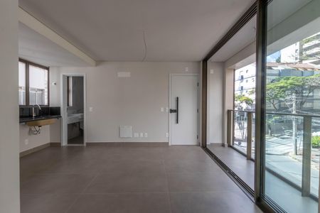 Sala de apartamento à venda com 1 quarto, 44m² em Anchieta, Belo Horizonte