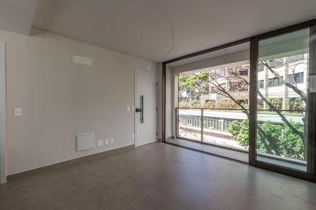 Sala de apartamento à venda com 1 quarto, 44m² em Anchieta, Belo Horizonte