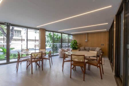 Apartamento à venda com 136m², 2 quartos e 2 vagas Apartamento à venda com 136m², 2 quartos e 2 vagasÁrea comum - Salão de festas