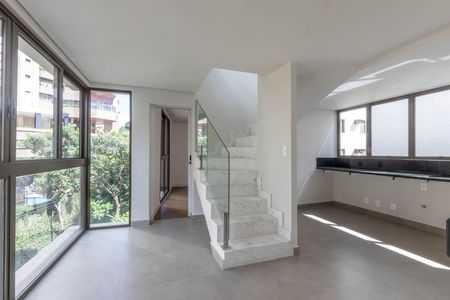 Sala de apartamento à venda com 1 quarto, 84m² em Anchieta, Belo Horizonte