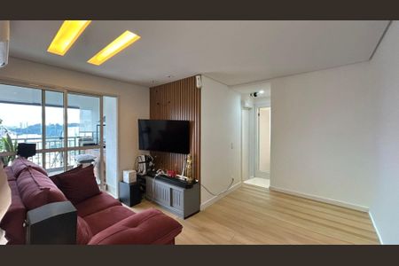 Sala de apartamento para alugar com 2 quartos, 74m² em Jardim Caravelas, São Paulo