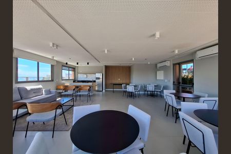 Apartamento para alugar com 35m², 1 quarto e sem vagaSalão de festas 