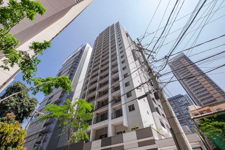 Studio para alugar com 27m², 1 quarto e sem vaga Studio para alugar com 27m², 1 quarto e sem vagaFachada