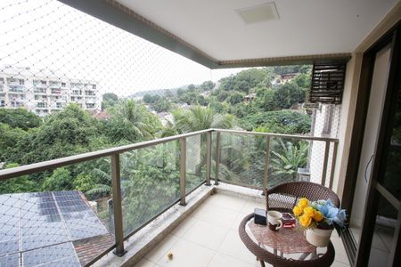 Varanda da Sala de apartamento para alugar com 3 quartos, 75m² em Freguesia (jacarepaguá), Rio de Janeiro