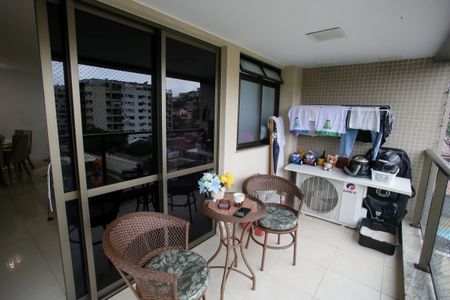 Varanda da Sala de apartamento para alugar com 3 quartos, 75m² em Freguesia (jacarepaguá), Rio de Janeiro