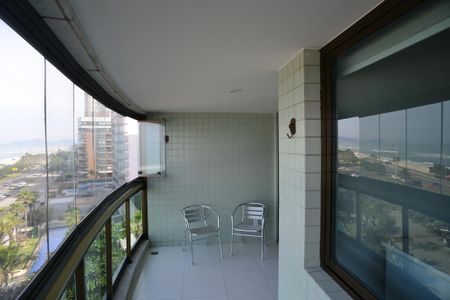Varanda de apartamento para alugar com 1 quarto, 50m² em Barra da Tijuca, Rio de Janeiro
