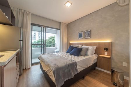 Studio  de kitnet/studio para alugar com 1 quarto, 24m² em Santo Amaro, São Paulo