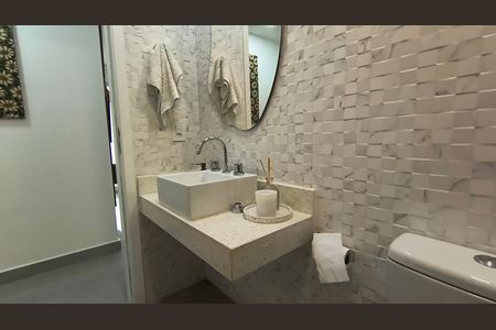 Apartamento para alugar com 90m², 2 quartos e 2 vagasBanheiro da Suíte 2 e Social 
