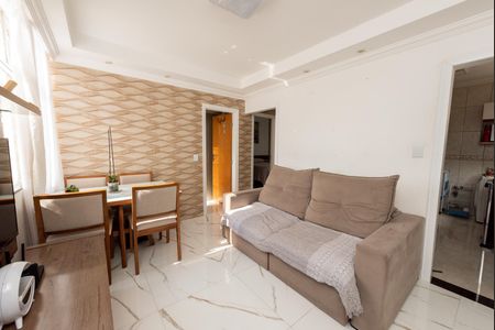 Sala de apartamento à venda com 2 quartos, 54m² em Jardim Riacho das Pedras, Contagem