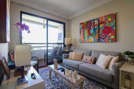 Sala  de apartamento à venda com 1 quarto, 58m² em Vila Andrade, São Paulo