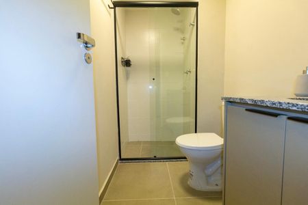Studio para alugar com 26m², 1 quarto e sem vaga Studio para alugar com 26m², 1 quarto e sem vagaBanheiro