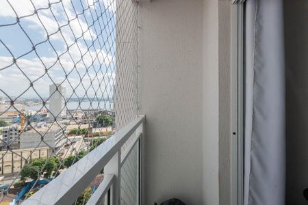 Varanda da Sala de apartamento para alugar com 1 quarto, 35m² em Santo Cristo, Rio de Janeiro