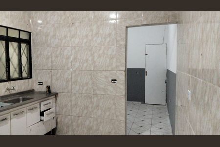 Cozinha de casa para alugar com 1 quarto, 39m² em Parque Esperanca, São Paulo