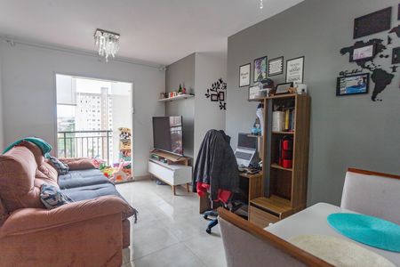 Sala  de apartamento à venda com 2 quartos, 50m² em Centro, Diadema