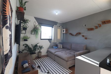 Sala de apartamento para alugar com 1 quarto, 35m² em Jardim Jamaica, Santo André
