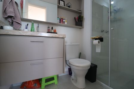 Banheiro Quarto 1 Suíte de apartamento para alugar com 1 quarto, 35m² em Jardim Jamaica, Santo André