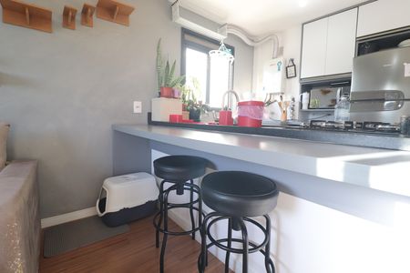 Sala de apartamento para alugar com 1 quarto, 35m² em Jardim Jamaica, Santo André