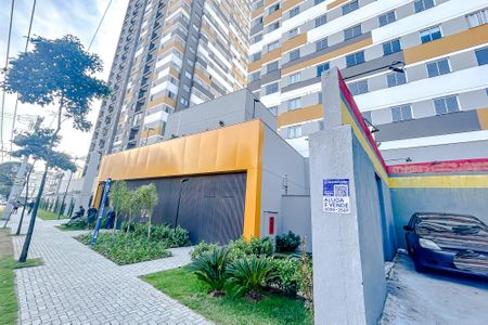 Apartamento para alugar com 30m², 1 quarto e sem vagaFachada com Plaquinha