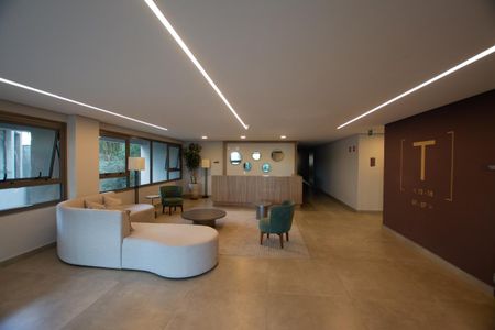 Apartamento para alugar com 33m², 1 quarto e 1 vaga Apartamento para alugar com 33m², 1 quarto e 1 vagaHALL DO PREDIO