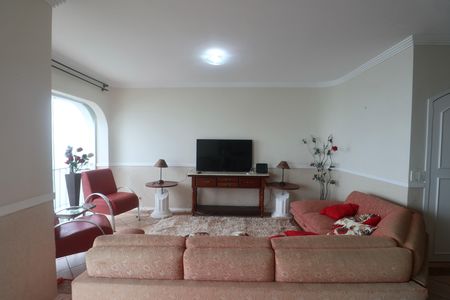 Sala de apartamento para alugar com 4 quartos, 145m² em Morro do Maluf, Guarujá