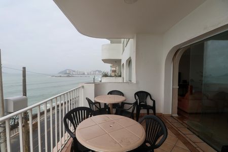 Varanda de apartamento para alugar com 4 quartos, 145m² em Morro do Maluf, Guarujá