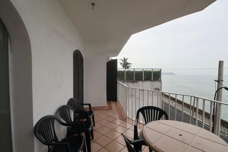 Varanda de apartamento para alugar com 4 quartos, 145m² em Morro do Maluf, Guarujá
