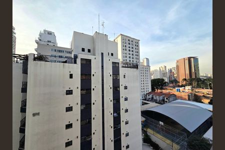 Vista da Sala de apartamento para alugar com 2 quartos, 40m² em Chácara Itaim, São Paulo