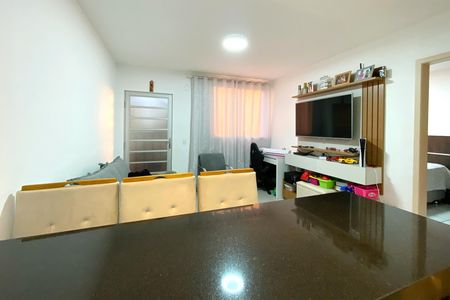 Sala de apartamento à venda com 2 quartos, 52m² em Vitoria, Belo Horizonte
