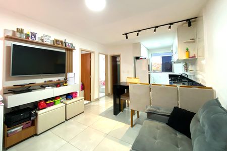 Sala de apartamento à venda com 2 quartos, 52m² em Vitoria, Belo Horizonte