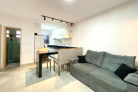 Sala de apartamento à venda com 2 quartos, 52m² em Vitoria, Belo Horizonte