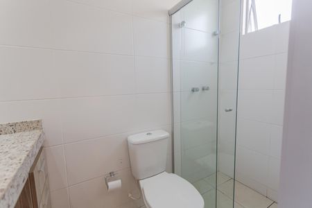 Banheiro da Suíte de apartamento à venda com 3 quartos, 75m² em Ipiranga, Belo Horizonte