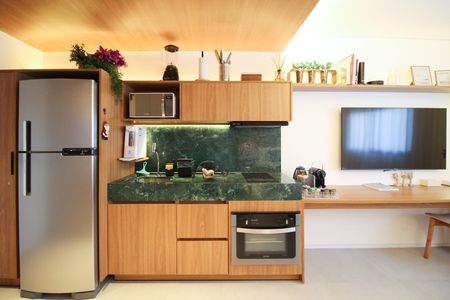 Studio para alugar com 27m², 1 quarto e sem vaga Studio para alugar com 27m², 1 quarto e sem vagaCozinha