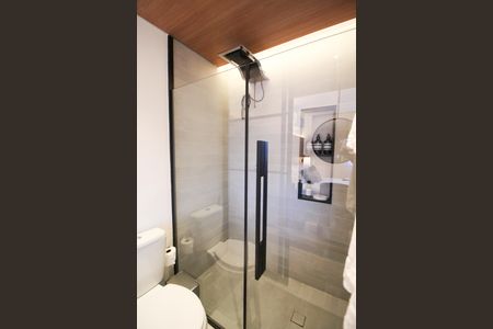 Studio para alugar com 27m², 1 quarto e sem vaga Studio para alugar com 27m², 1 quarto e sem vagaBanheiro