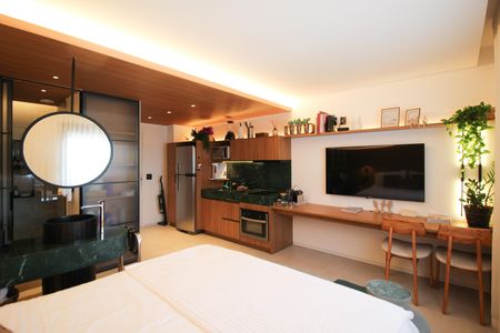 Studio para alugar com 27m², 1 quarto e sem vaga Studio para alugar com 27m², 1 quarto e sem vagaSuíte