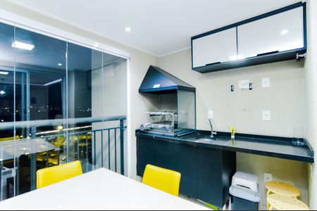 Varanda da Sala de kitnet/studio para alugar com 1 quarto, 38m² em Jardim Flor da Montanha, Guarulhos