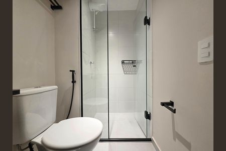 Studio para alugar com 26m², 1 quarto e sem vaga Studio para alugar com 26m², 1 quarto e sem vagaBanheiro