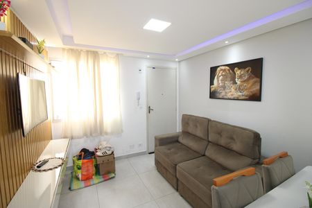 Sala de apartamento para alugar com 2 quartos, 49m² em Jardim Marilu, São Paulo