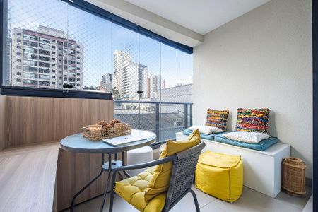 Studio para alugar com 28m², 1 quarto e sem vagaStudio - Varanda
