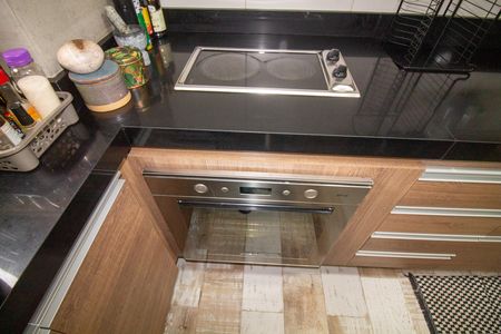 Cozinha de kitnet/studio à venda com 1 quarto, 37m² em Brooklin, São Paulo