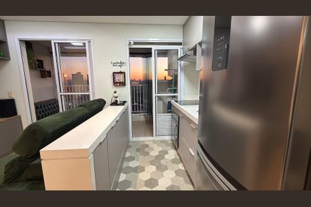 Cozinha de apartamento para alugar com 1 quarto, 38m² em Belenzinho, São Paulo
