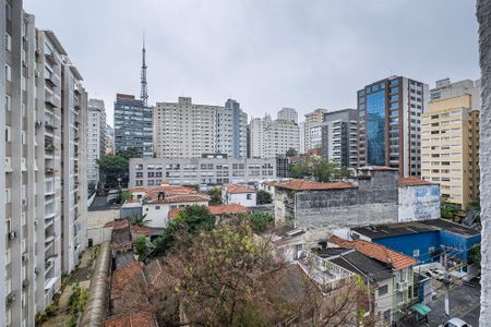 Sala - VIsta de apartamento à venda com 1 quarto, 40m² em Jardim Paulista, São Paulo
