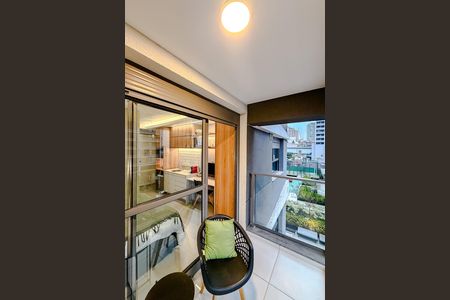 Studio para alugar com 26m², 1 quarto e sem vaga Studio para alugar com 26m², 1 quarto e sem vagaVaranda