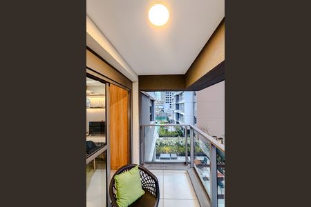 Studio para alugar com 26m², 1 quarto e sem vaga Studio para alugar com 26m², 1 quarto e sem vagaVaranda