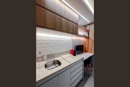 Studio para alugar com 26m², 1 quarto e sem vaga Studio para alugar com 26m², 1 quarto e sem vagaCozinha