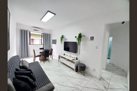 Sala de apartamento para alugar com 1 quarto, 50m² em Catiapoã, São Vicente