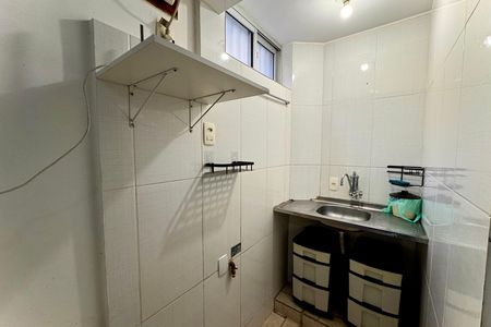 Cozinha de apartamento para alugar com 1 quarto, 17m² em Lapa, Rio de Janeiro
