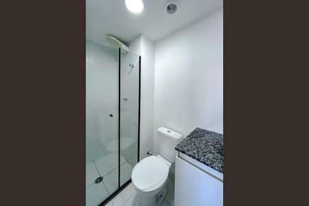 Banheiro de apartamento para alugar com 1 quarto, 25m² em Parque Industrial Tomas Edson, São Paulo